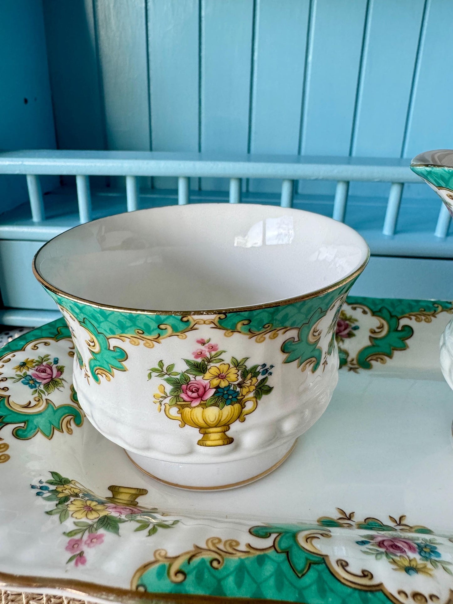 Read Description! Vintage Queens Rosina Bone China Sugar and