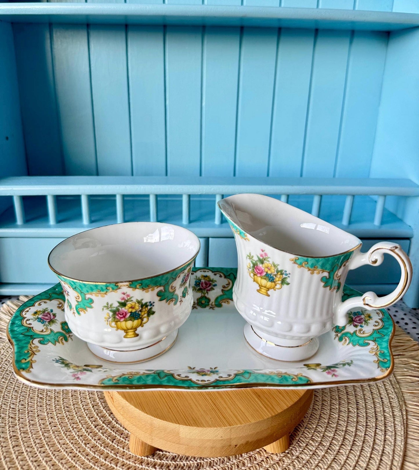 Read Description! Vintage Queens Rosina Bone China Sugar and