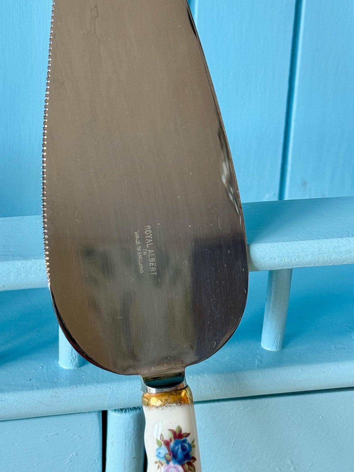 Vintage Royal Albert "Moonlight Rose" Cake or Pie Knife
