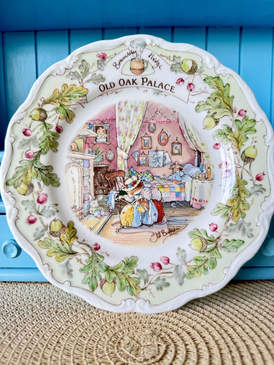 Vintage Royal Doulton "Brambly Hedge" Old Oak Palace Plate