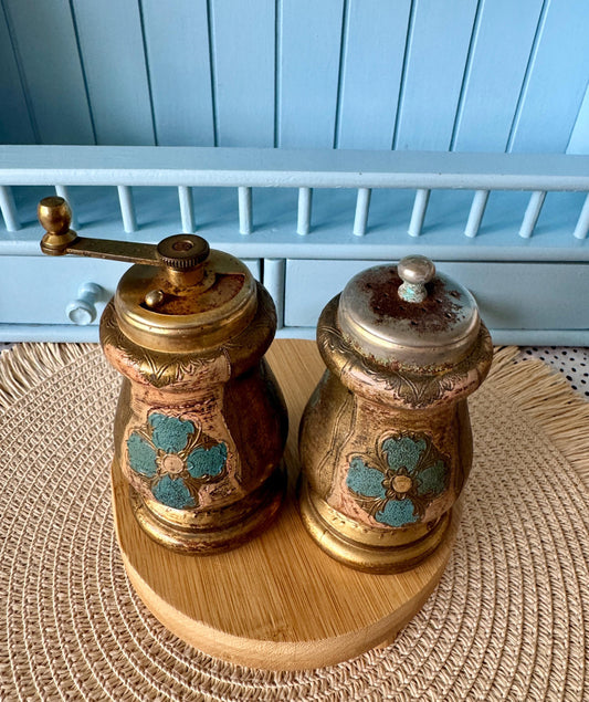 Vintage Italian Florentine Salt & Pepper Shaker