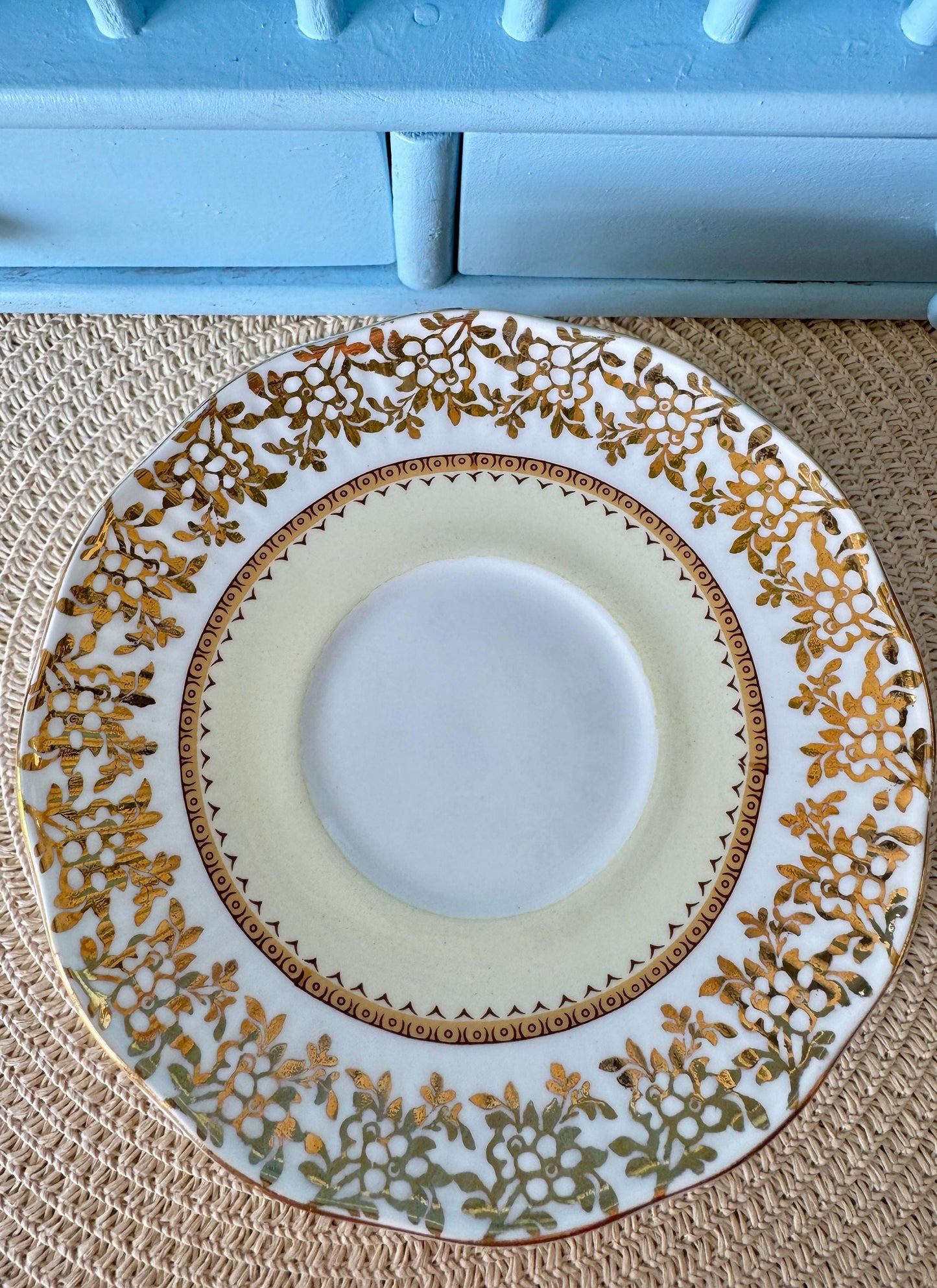 Vintage Elizabethan Fine Bone China Tea Cup and Saucer - Yel