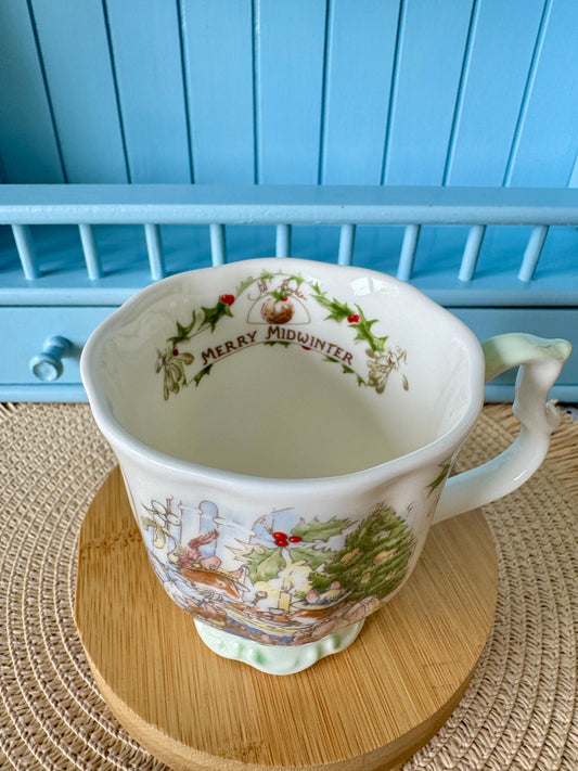 Vintage Royal Doulton "Brambly Hedge"  Merry Midwinter Mug
