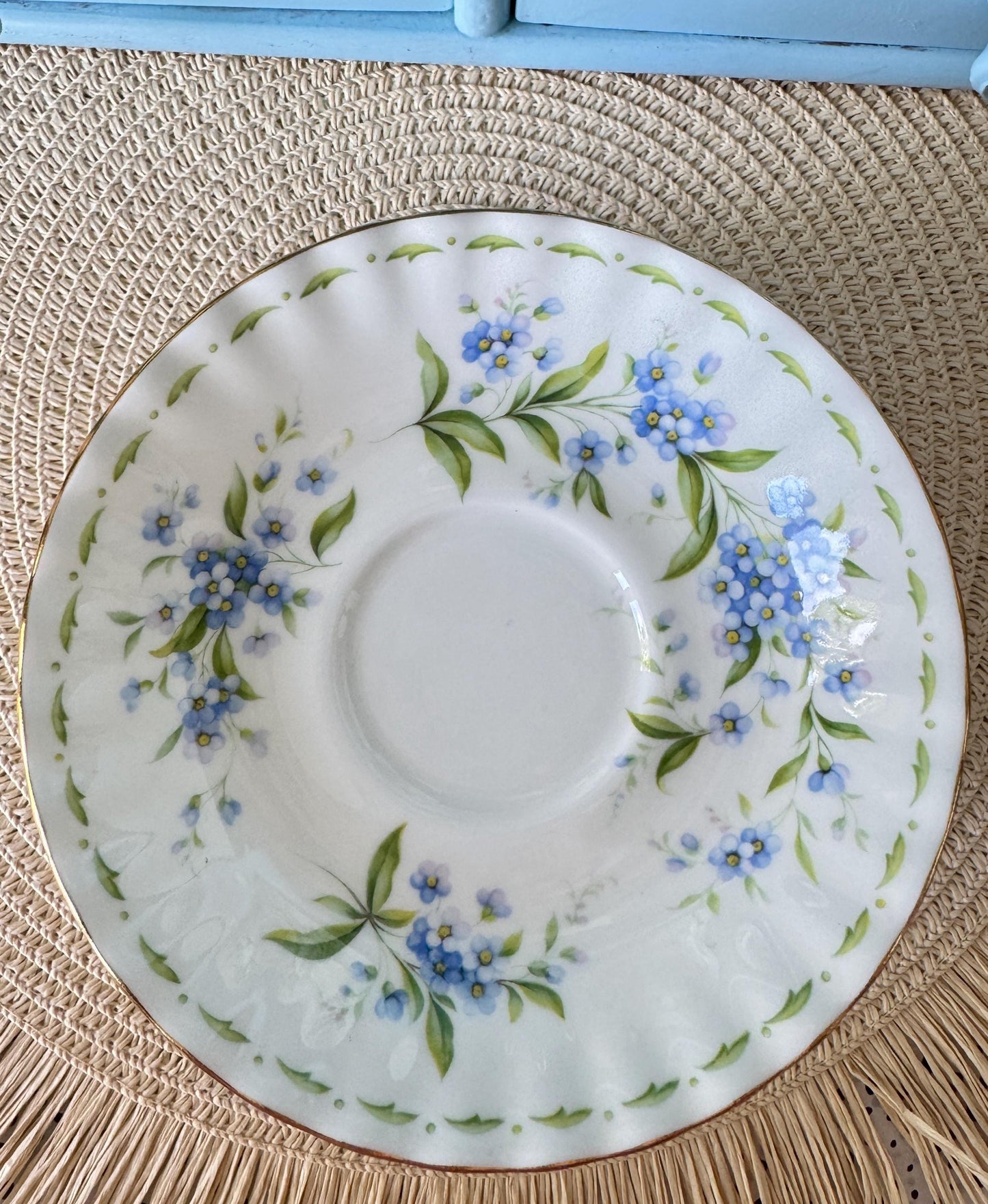 Vintage Royal Albert Flower Of The Month Male Sized Duo's Cu