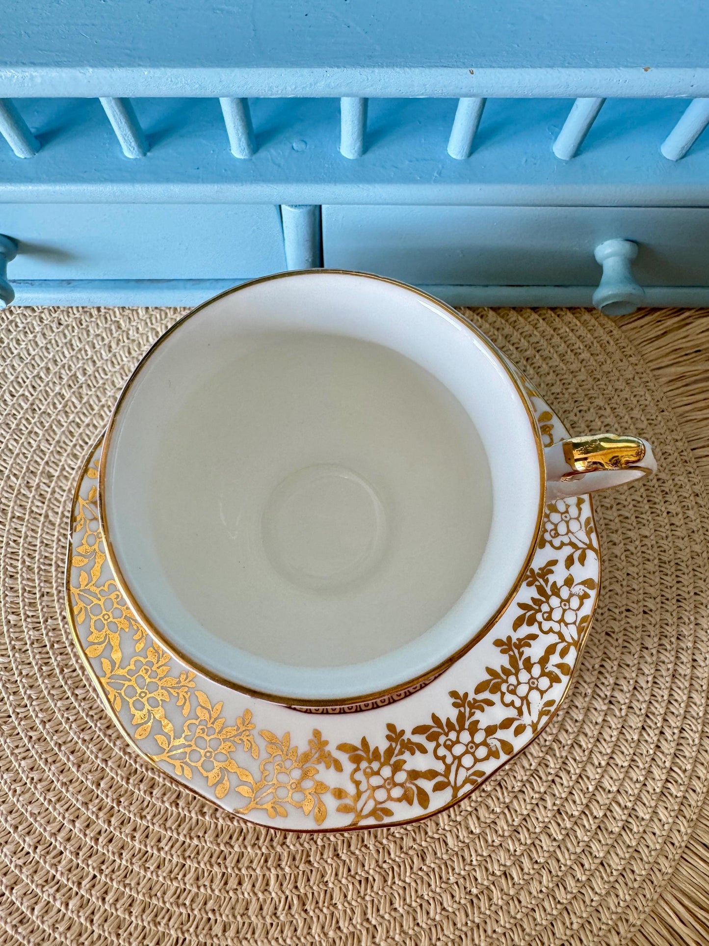 Vintage Elizabethan Fine Bone China Tea Cup and Saucer - Pin