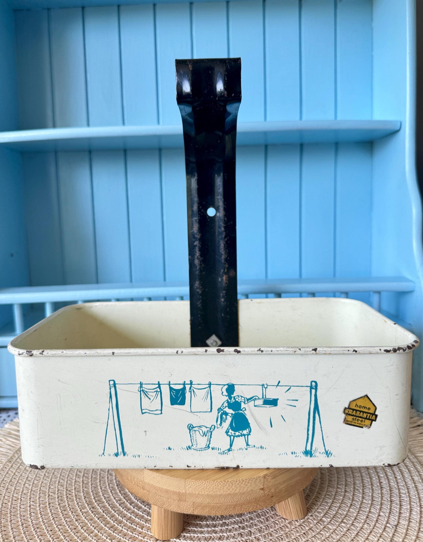 Vintage Brabantia Peg Holder w/ Soap & Talc