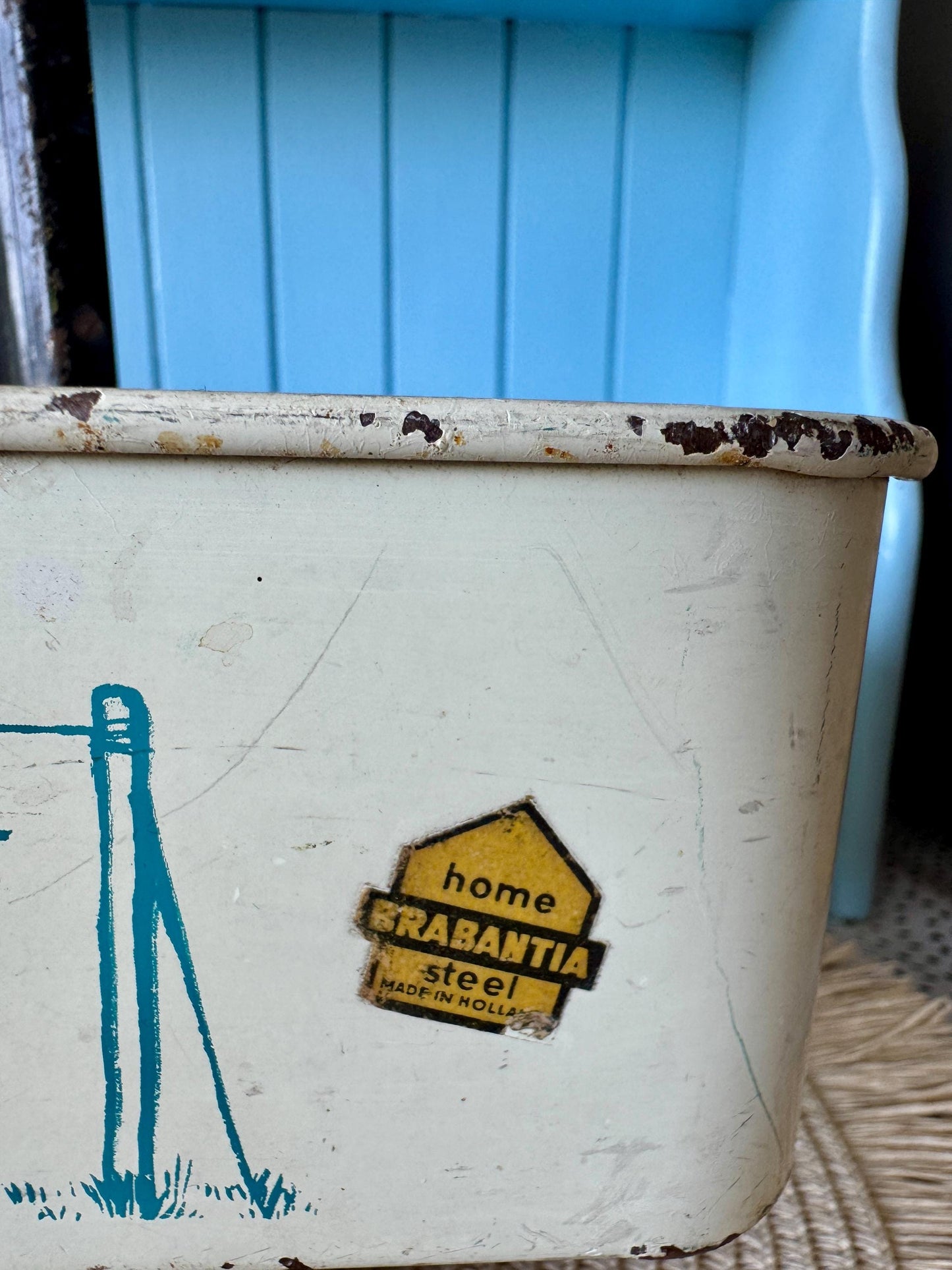 Vintage Brabantia Peg Holder w/ Soap & Talc