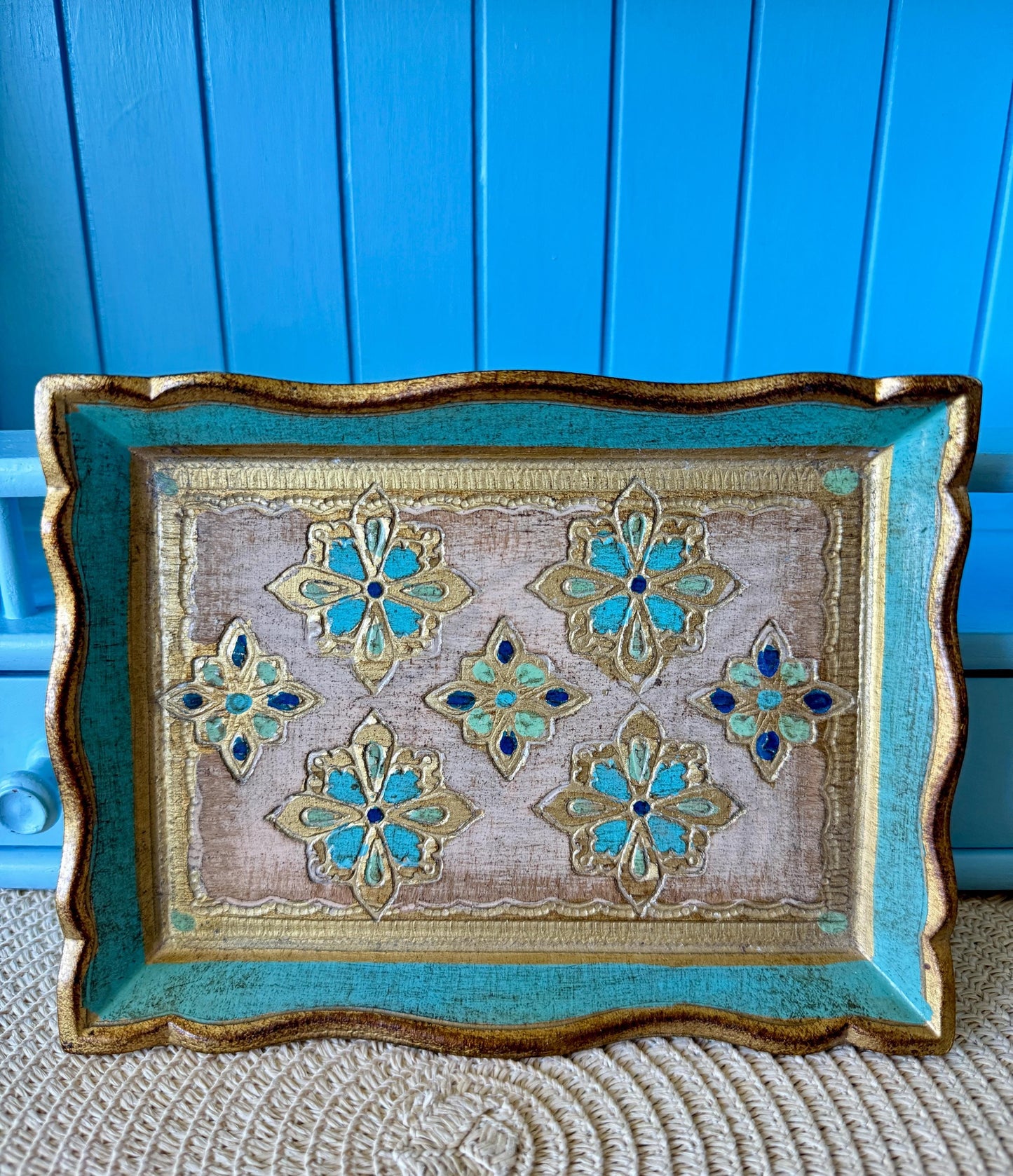 Vintage MASI Italian Gilt Tray