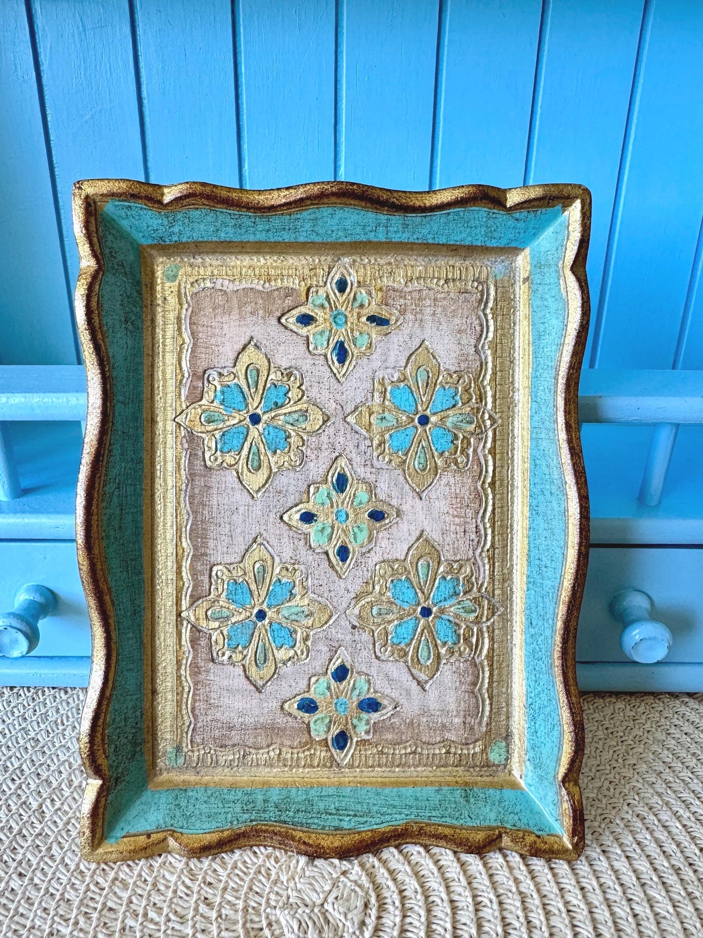 Vintage MASI Italian Gilt Tray