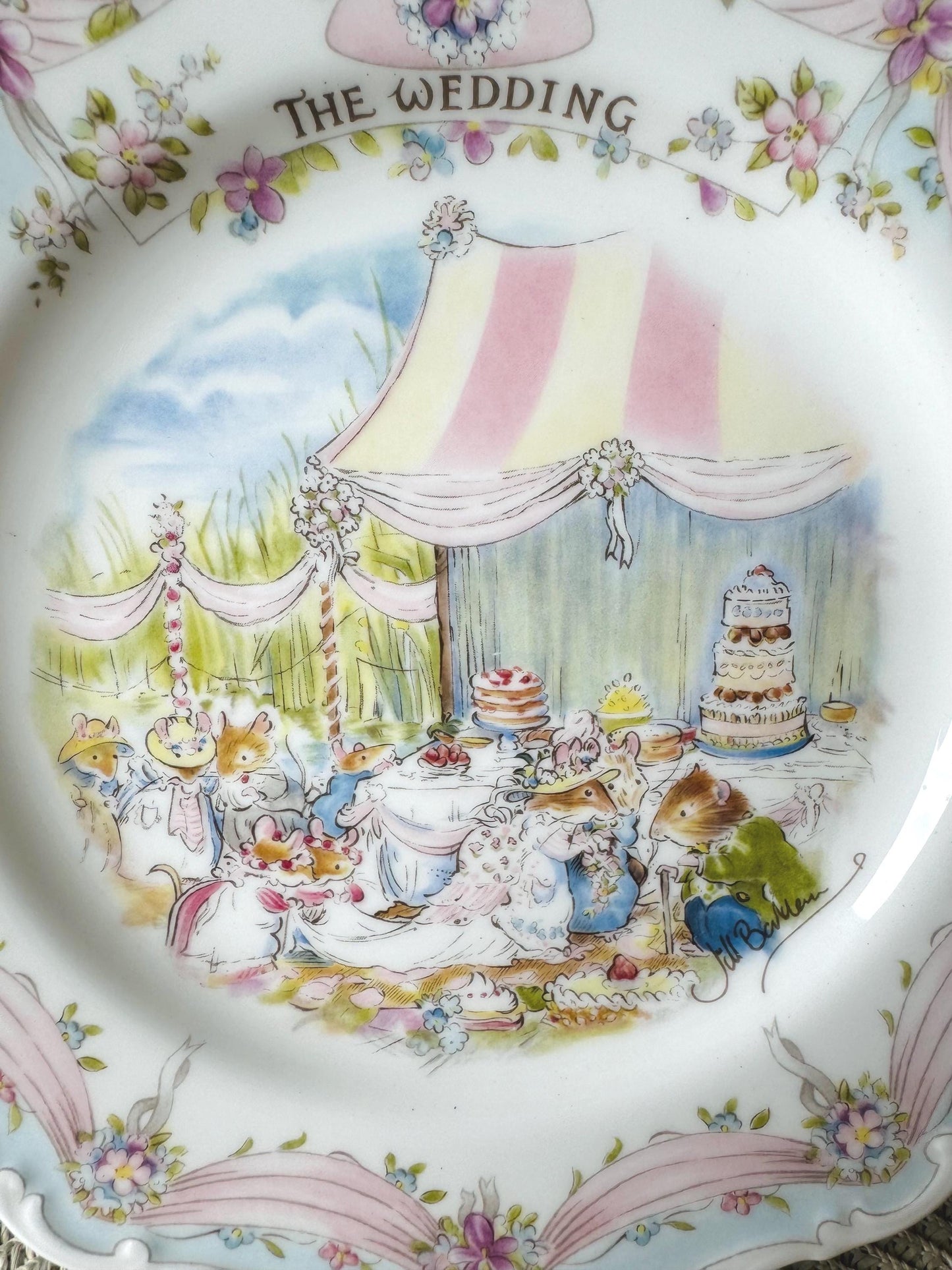Vintage Royal Doulton "Brambly Hedge"  The Wedding Plate