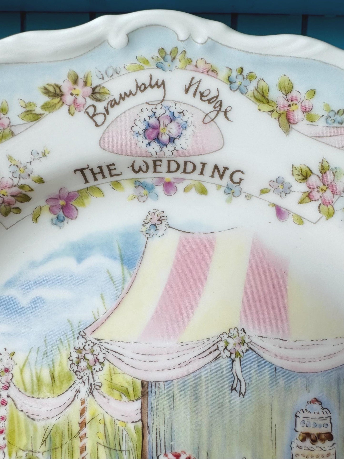 Vintage Royal Doulton "Brambly Hedge"  The Wedding Plate