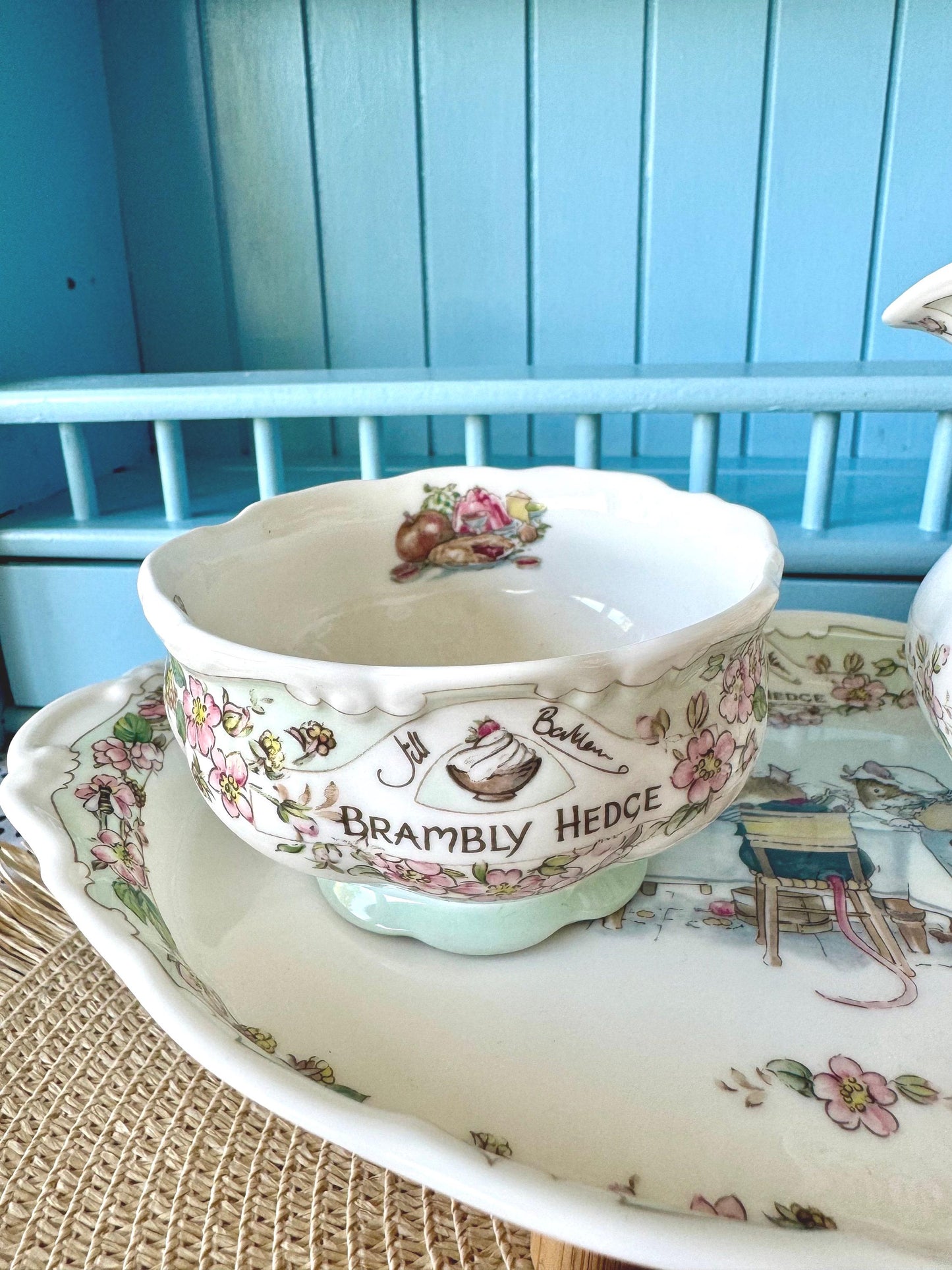 Hard to Find Vintage Royal Doulton 'Tea Service' Serving Pla