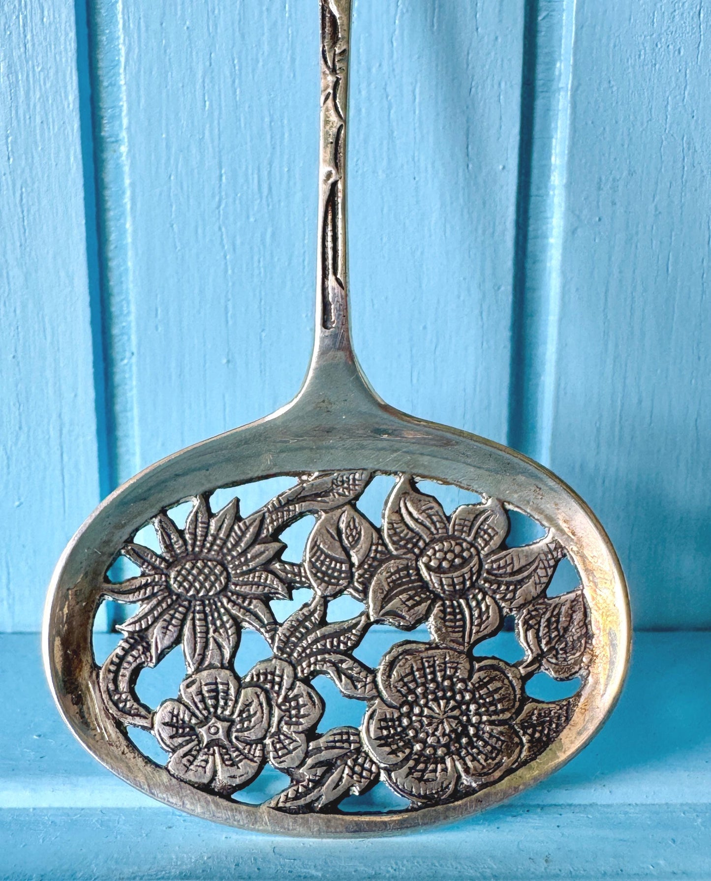 Antique Silver Sugar Spoon
