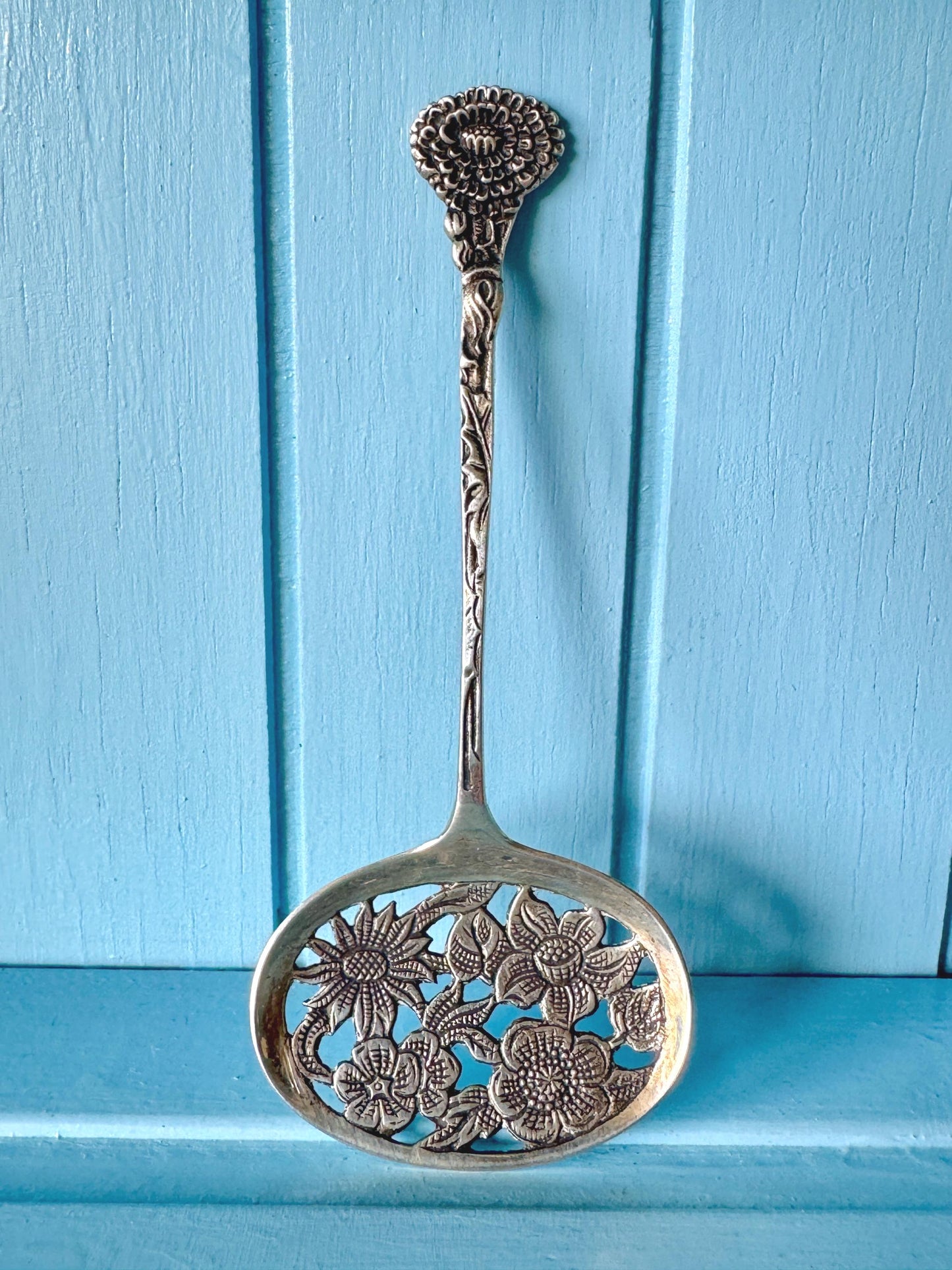 Antique Silver Sugar Spoon