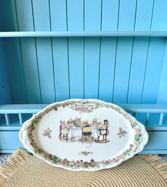 Hard to Find Vintage Royal Doulton 'Tea Service' Serving Pla