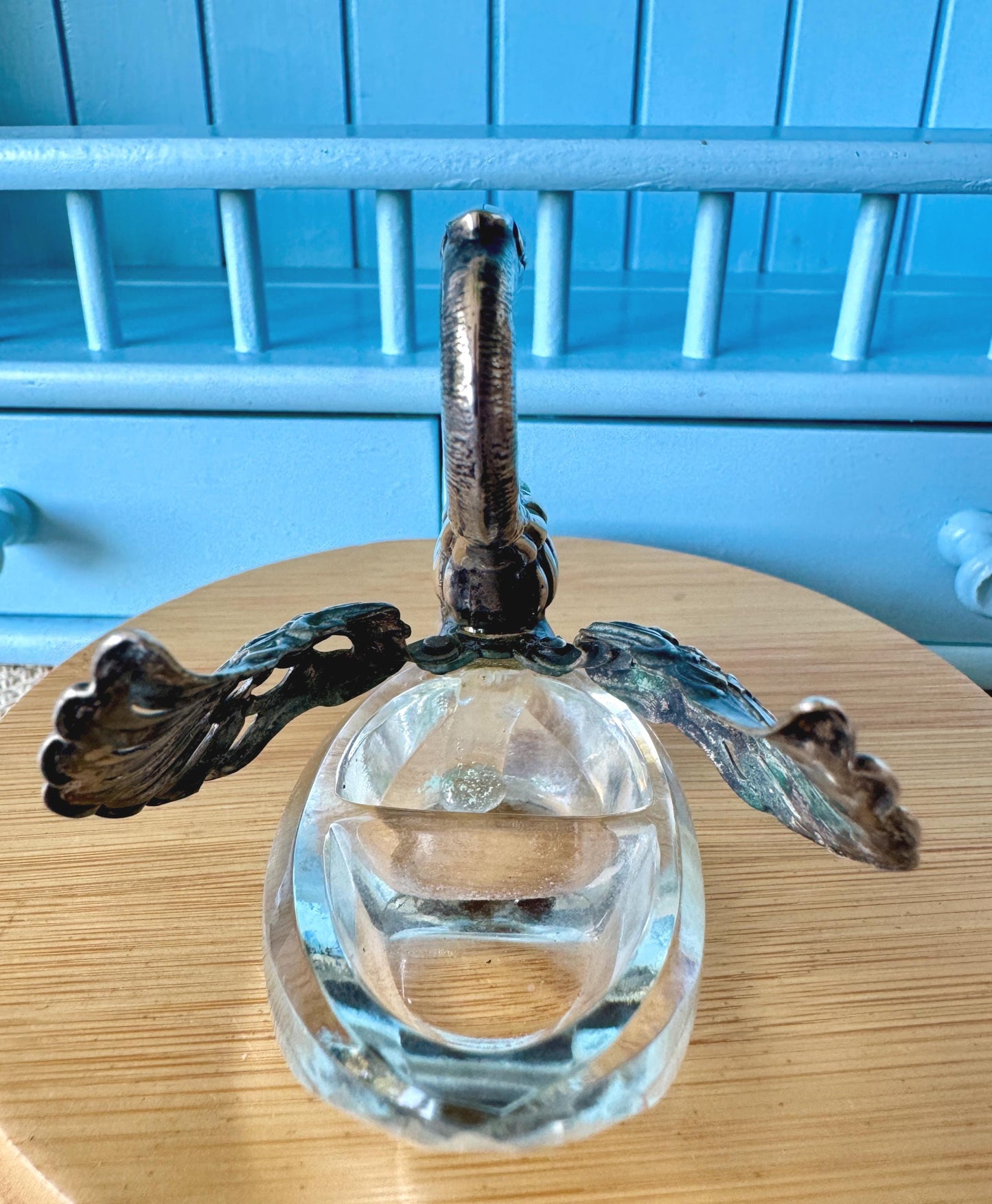 Antique 835 Silver Swan Salt Cellar: Bonebakker Dutch Silver