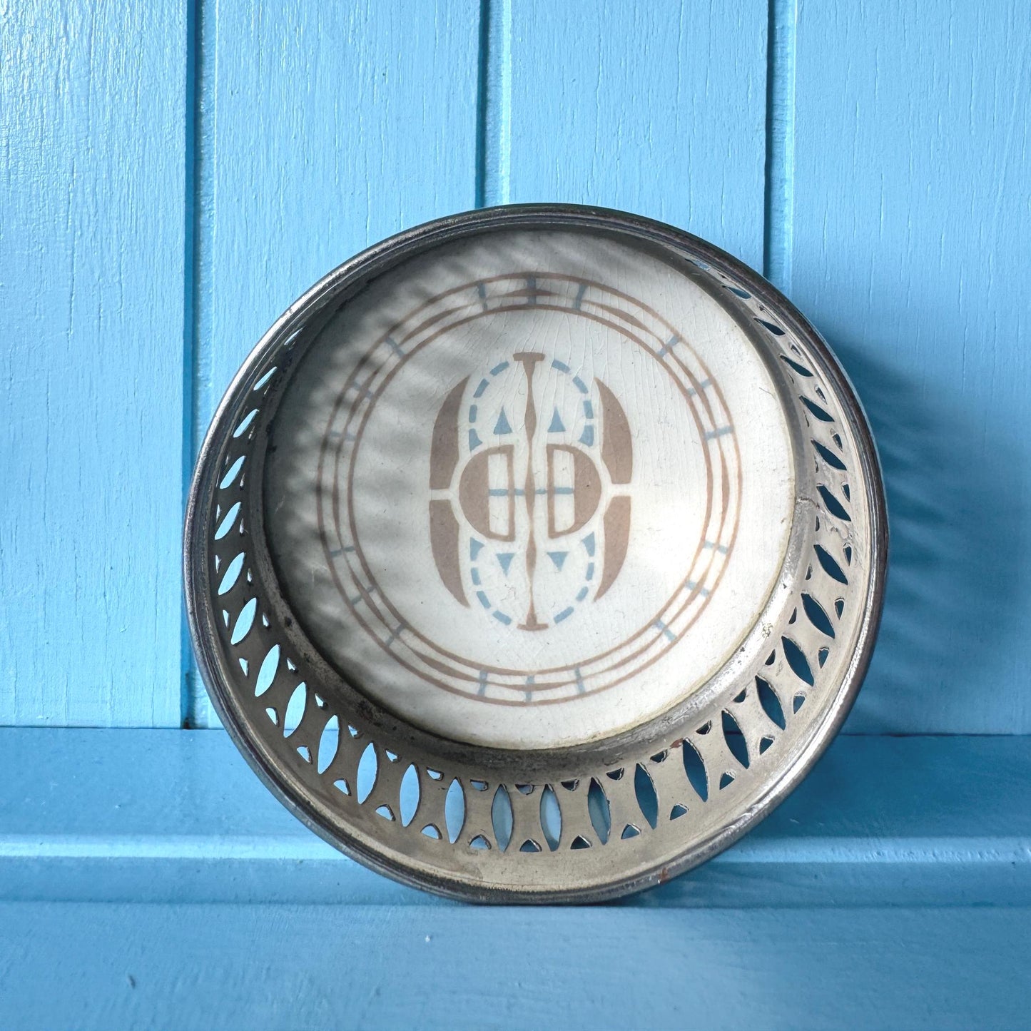 Vintage Villeroy & Boch Dresden Coasters: Hand-Painted Germa