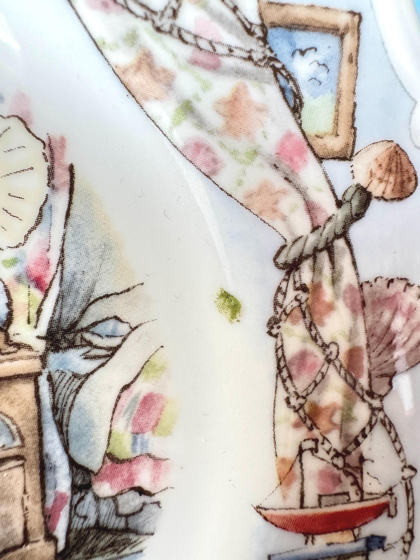 Vintage Royal Doulton "Brambly Hedge" Rigging The Boat Plate