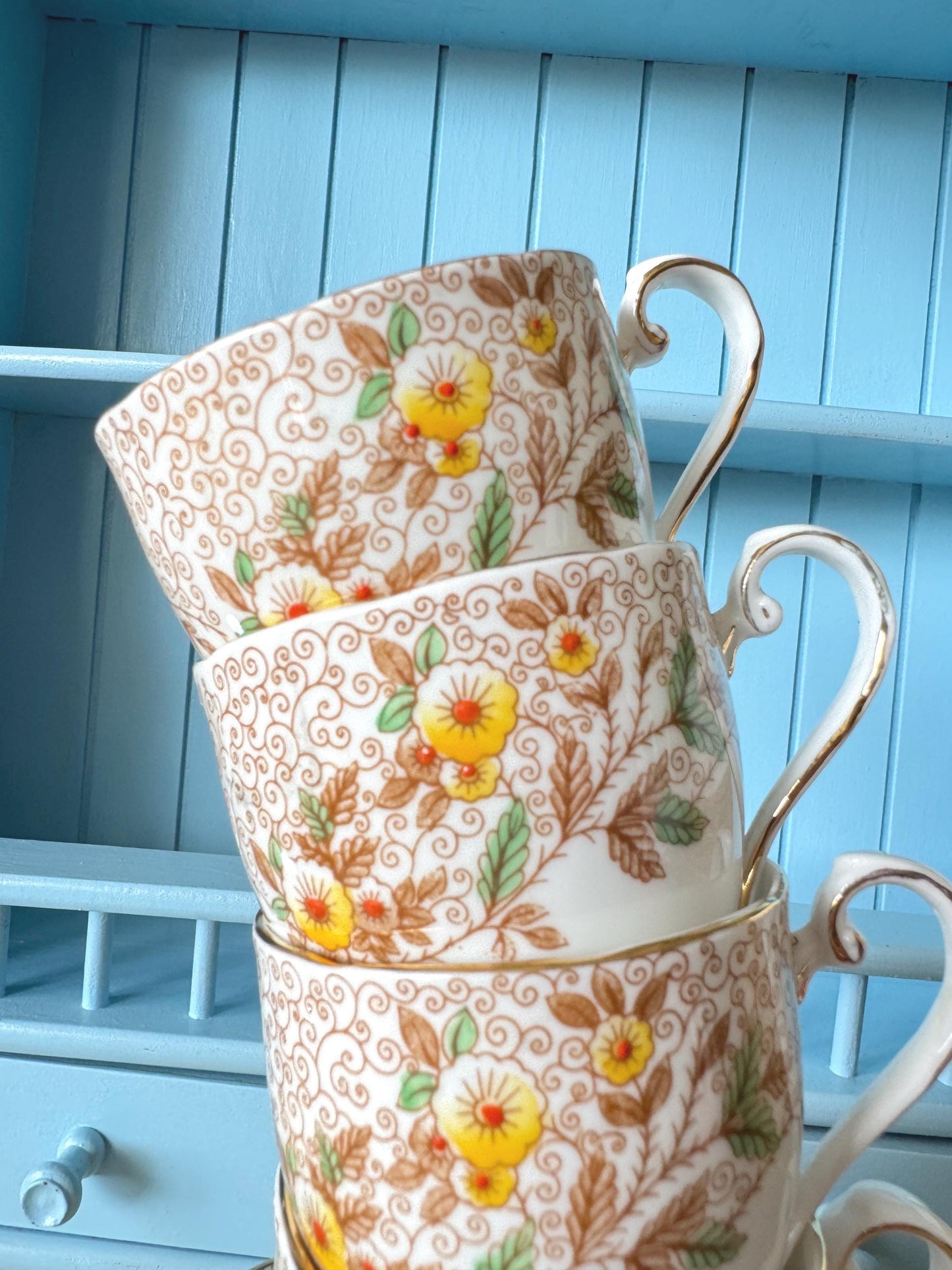 Vintage Royal Grafton Coffee Set for Four