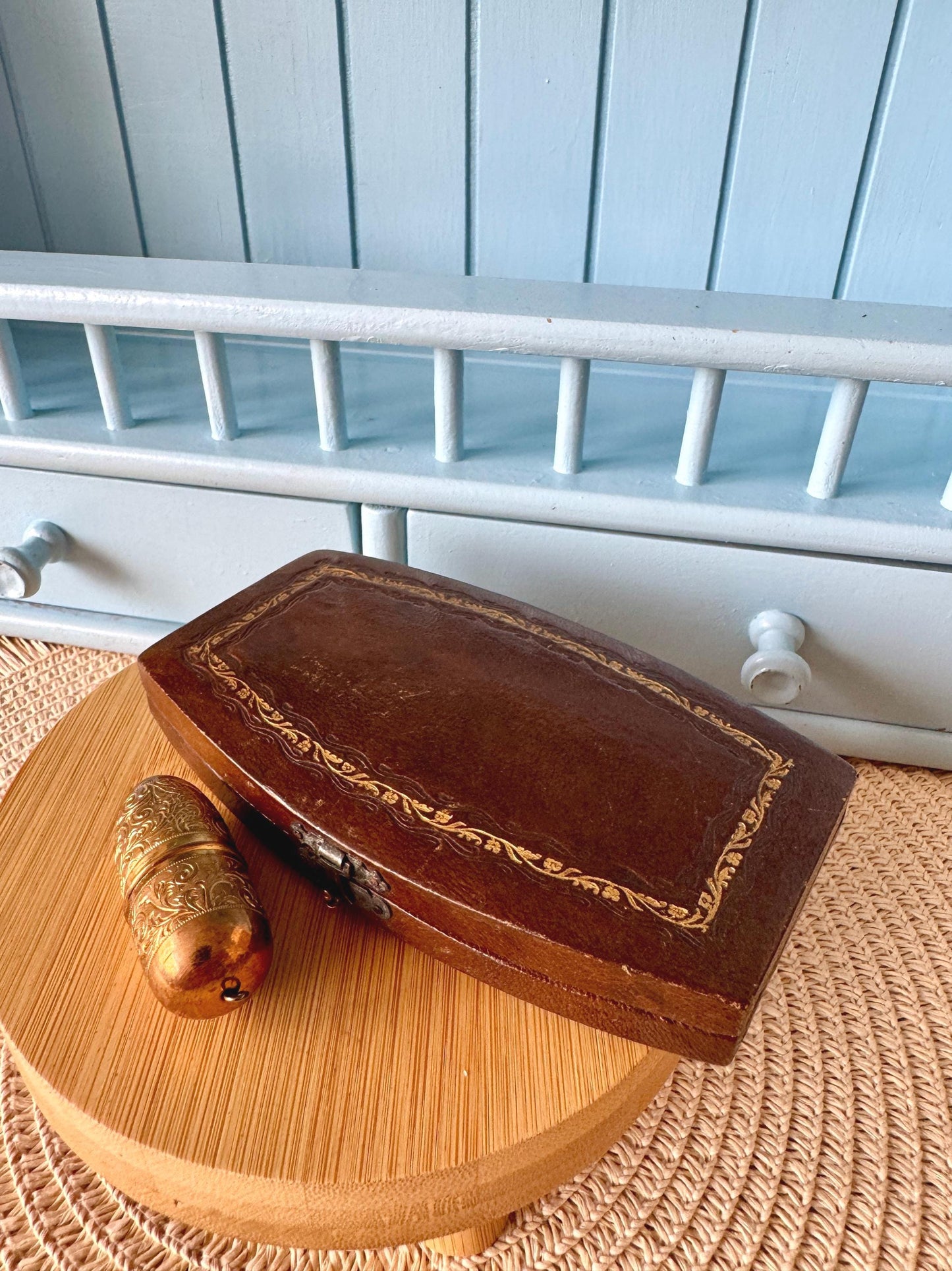 Very Rare Antique Silver Sewing Set with Scissors