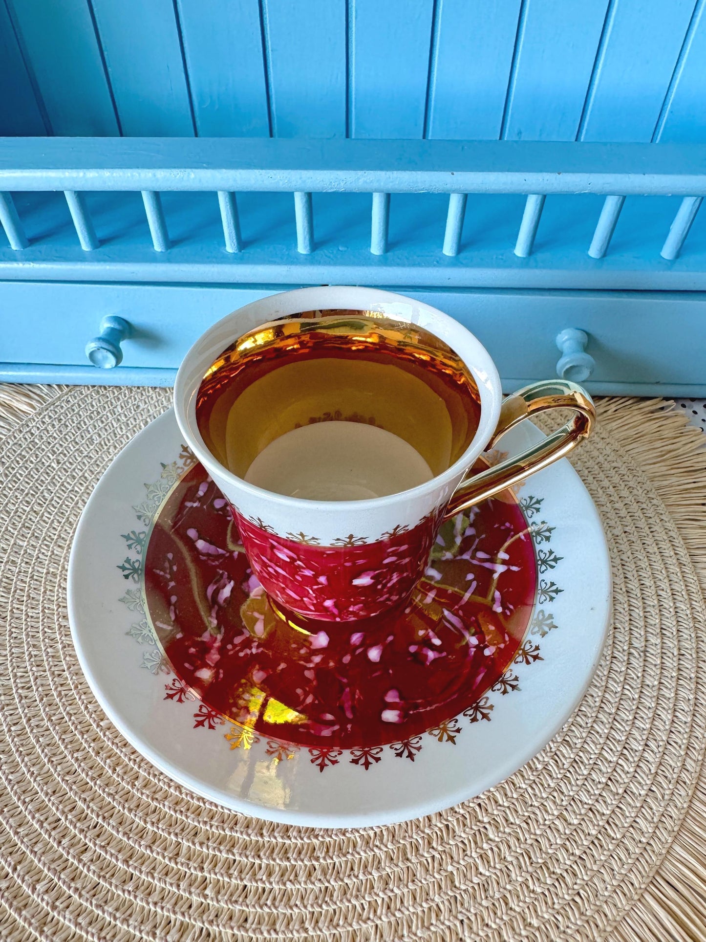 Vintage J. S. Kočer (JSK) Porcelain Teacup
