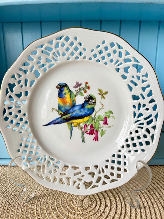Vintage Schumann Arzberg Parrot /Macaw Bird Plate