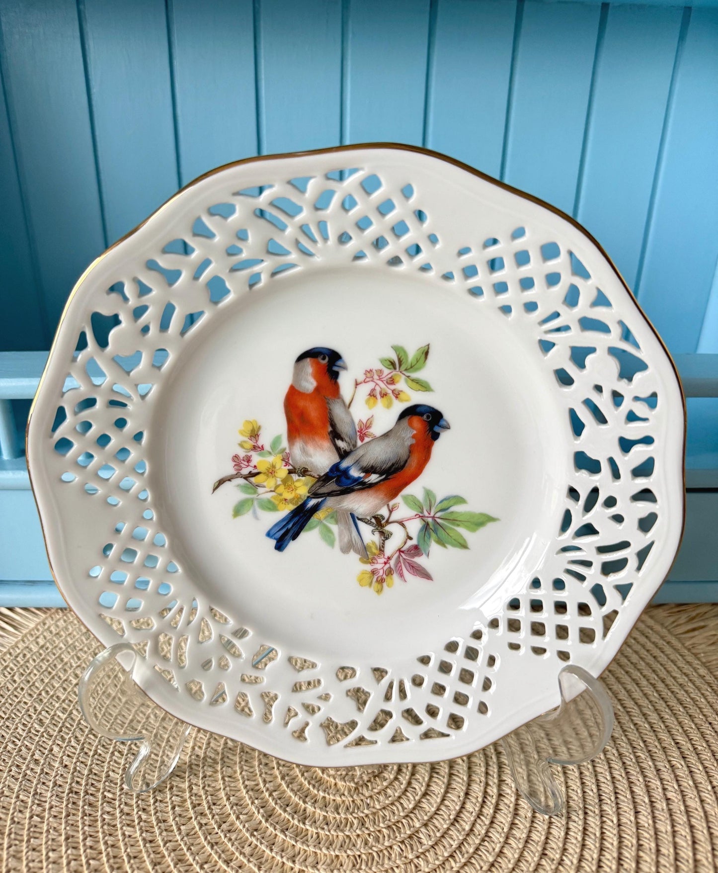 Vintage Schumann Arzberg Bullfinch Plate