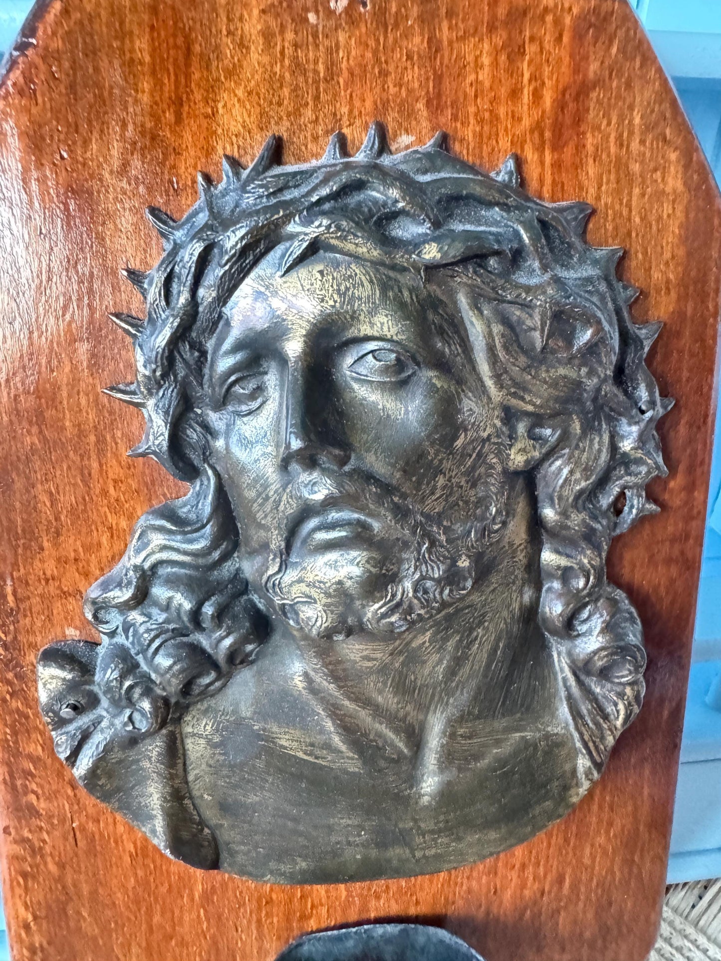 Vintage Ecce Homo Wall Plaque