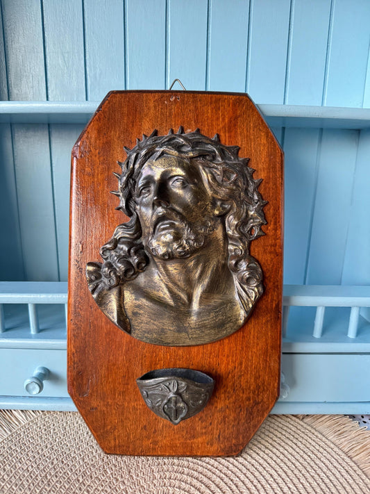 Vintage Ecce Homo Wall Plaque