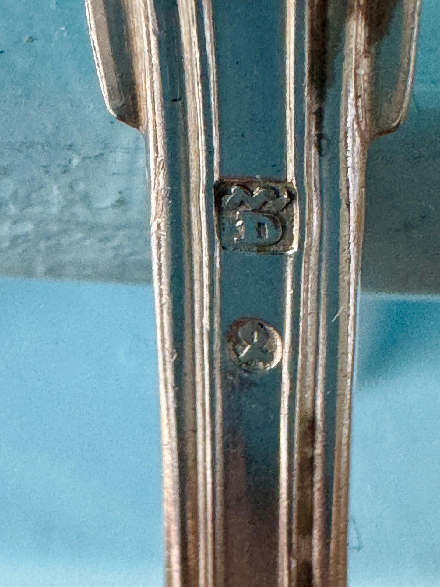 Antique Solid Silver Dessert Spoons ~ 1890 Antique Solid Sil